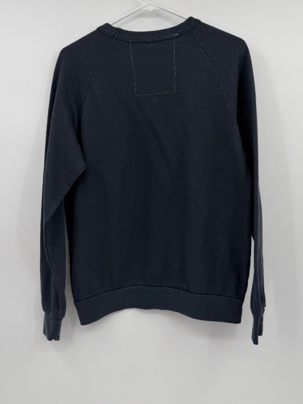 Aviator Nation Sweatshirt Women Small Gray Faded Black Lightning Bolt Pullover - Picture 5 of 10